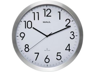Maul Reloj De Pared Move Aluminio Cepillado &Oslash; 400 Mm