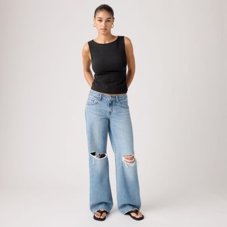 Levi's Loose Boot Jeans - Womens - 24X32 - Medium Wash / Shakey Ground