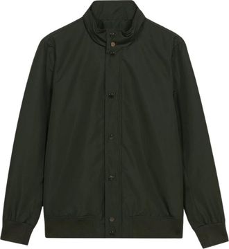 Brooks Brothers Groene Blouson - Heren - Bomber jackets - Groen - S - Polyester - Jassen