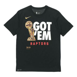 Nike Toronto Raptors Short Sleeve Black CW2688-010
