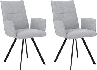 HOME AFFAIRE Armlehnstuhl »Sava« (Set) 2 Stk.Metallgestell