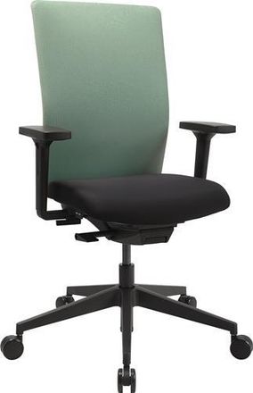 Topstar Silla Giratoria De Oficina Sincronizada Negra/menta 420-540mm Con Respaldo Carga 110kg Topstar