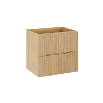 Petits Meubles Mueble bajo lavabo 60cm madera paneles laminados y mdf roble claro