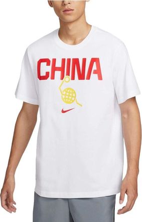 Nike Dri-FIT China Team Basketball T-Shirt Asia Sizing White FZ4578-100
