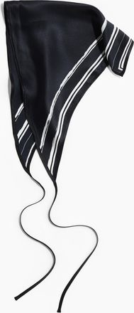 H&M Kopftuch aus Seide - Schwarz