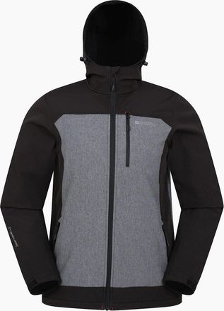 Mountain Warehouse Mens Mountain Warehouse Mens Illuminate II Soft Shell Jacket - Grey - Size: 46/Regular