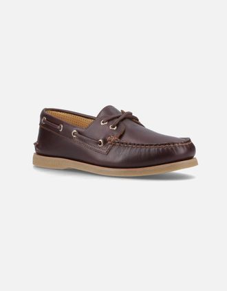 Sperry Top-Sider Mens Sperry Authentic Gold Cup Leather Mens Brown Standard Boat Shoes - Size: 11
