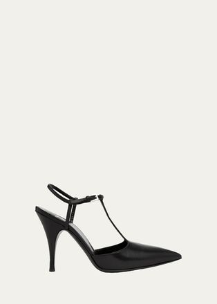 Pierre Hardy 95mm Joy Leather T-Strap Pumps