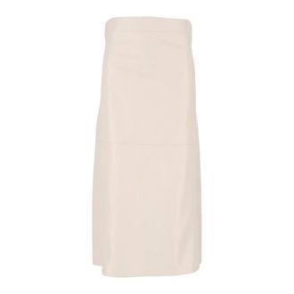 Max Mara Crisma Midi Rok - Dames - Rokken - Beige - Maat: L Jersey