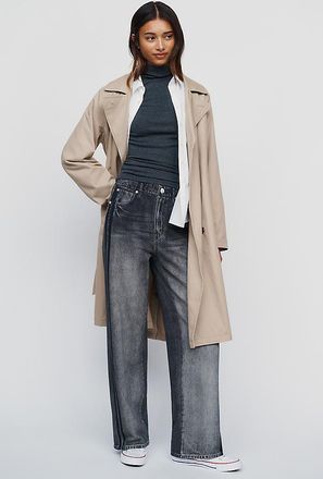 Rag & Bone Miramar High-Rise Wide-Leg Track Jeans