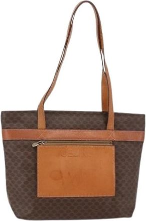 Celine Pre-owned Vintage Tote Bag - Dames - Vintage Shopper - Bruin - ONE Size - Leer - Vintage