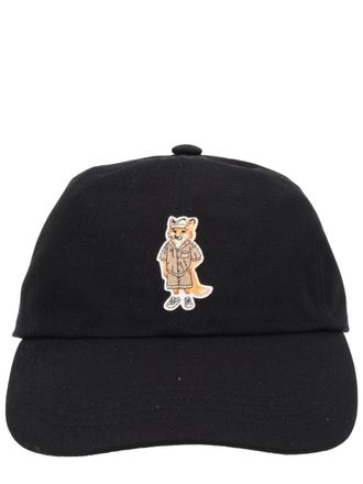 Maison Kitsun&eacute; QU06102WB0026_P199 Baseball Cap - Black