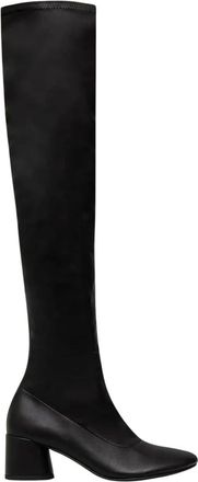 Souliers Martinez Erika Over-knee laarzen - Dames - Schoenen - Zwart - Maat: 36 EU Leer
