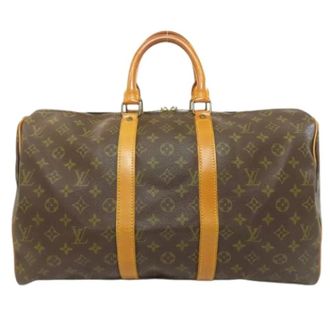 Louis Vuitton Pre-owned Weekend Bags, female, Brown, Size: ONE SIZE Pre-owned Vintage Boston Bag