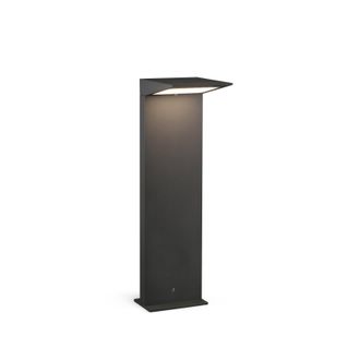 Netlighting Soleil Outdoor Dark Grey Bollard Solar Panel Light IP54