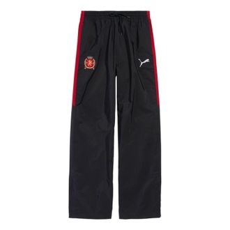 Balenciaga x Puma Large Tracksuit Pants Black Red 850702TPQ381000