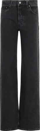 Anine Bing Wide Jeans, female, Black, W27, Vintage Black Straight Leg Jeans