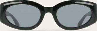 Ferragamo Donna Occhiali da sole rettangolari Nero
