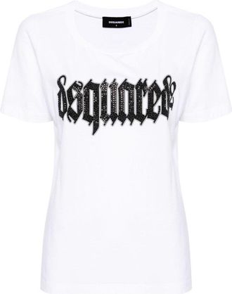 Dsquared2 White Cotton T-Shirt