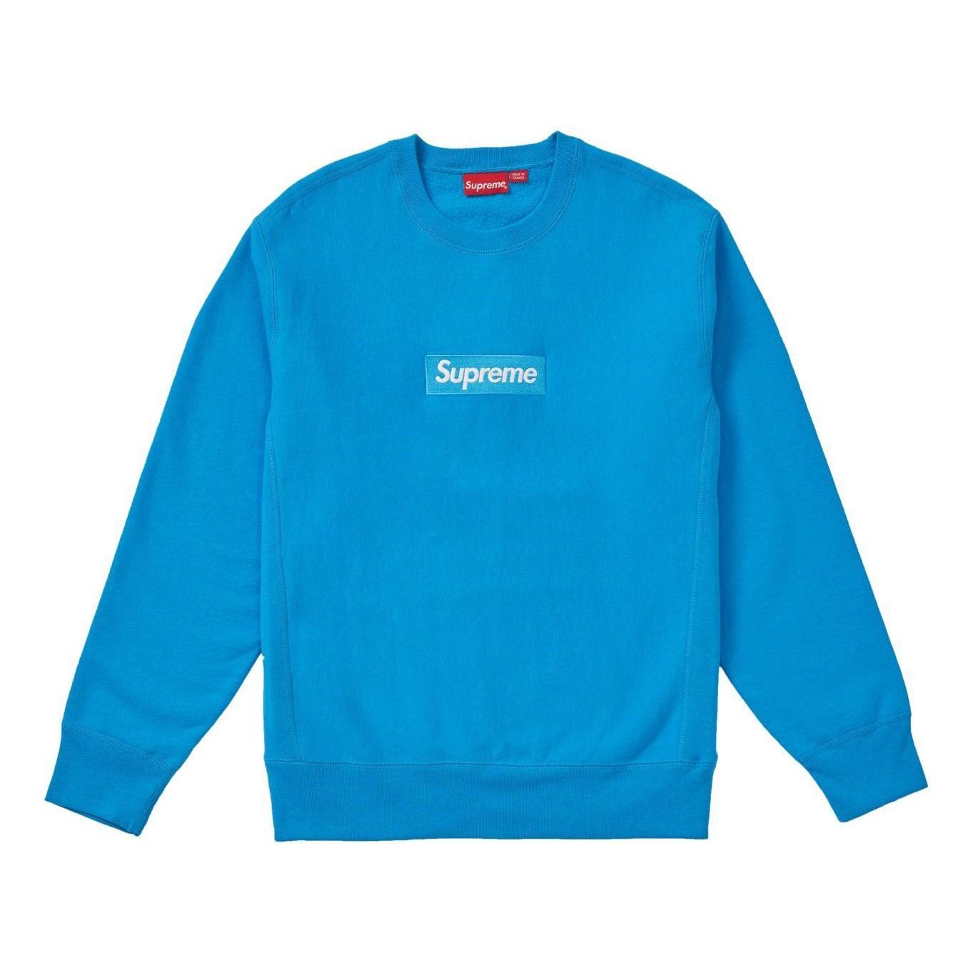 SUPREME small box logo crewneck sweatshirt - unisex - Cotton - L