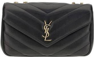 Saint Laurent LouLou Shoulder Bag Black