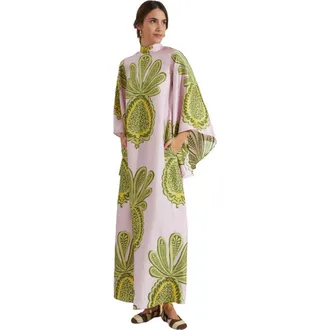 La DoubleJ Magnifico Dress Big Pineapple Pink at Nordstrom, Size 38 It