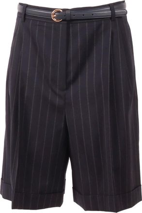 Max Mara Korte Broeken, Dames, Blauw, XS, Wol, Pantalone corto ERE