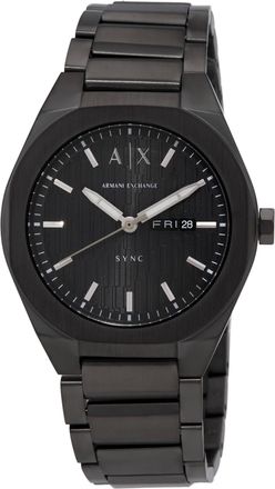 A|X Armani Exchange Sync Quartz Grey Dial Mens Watch AX4300