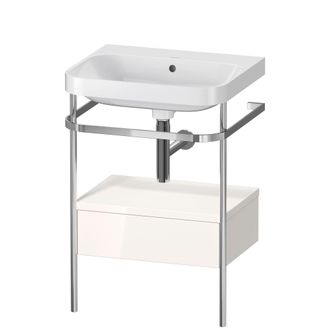 Duravit Set C-bonded Duravit Happy D.2 Plus Con Consola Met&aacute;lica Y Caj&oacute;n