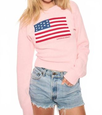 LoveShackFancy Ty Pullover In Blushing Liberty
