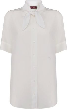 Gucci Mujer, Blusas y Camisas, Blanco, Talla: M