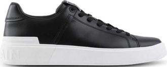 Balmain B-Court Sneakers - Dames - Sneakers - Zwart - 40 EU - Leer - Schoenen