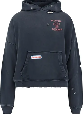 Paly Hollywood Paly Cotton Sweatshirt With Destroyed Effect-Uomo