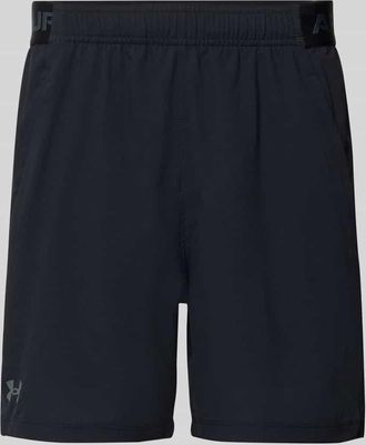 Under Armour Straight Fit Shorts mit Logo-Print Modell Vanish in Black, Gr&ouml;&szlig;e XXXL