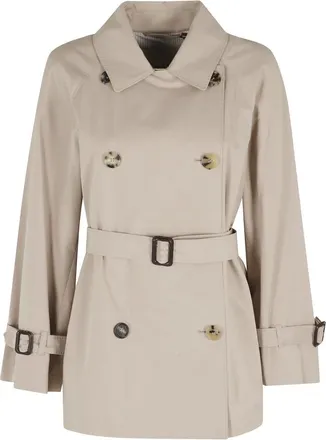 Max Mara Trench Coats, female, Beige, Size: XS Trench Coat Calle