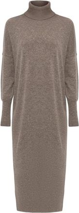 Paul & Shark Abito in Lana con Spacchi Laterali - - Dresses - Donna - Marrone - M