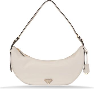 Prada Tassen, Dames, Wit, ONE Size, Leer, Schoudertassen