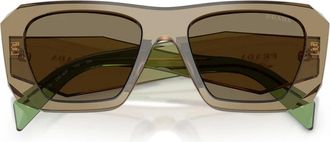 Prada Sunglasses, unisex, Brown, Size: 53 MM Prb18S Sunglasses