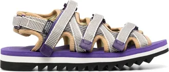 Suicoke ZIP-ab cut-out sandals - unisex - Polyurethane/Rubber - 7 - Purple