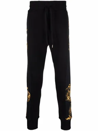 Versace Jeans Couture Regalia Baroque panelled track pants - Black