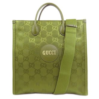 Gucci Green Nylon Tote Bag (Pre-Owned)