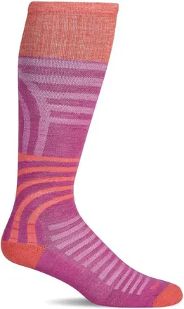 Sockwell Track & Field Compression Socks in Raspberry at Nordstrom, Size Small/medium
