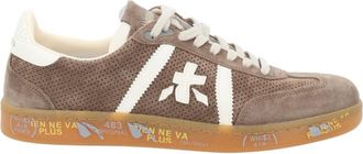 Premiata Brown Perforated Sneakers