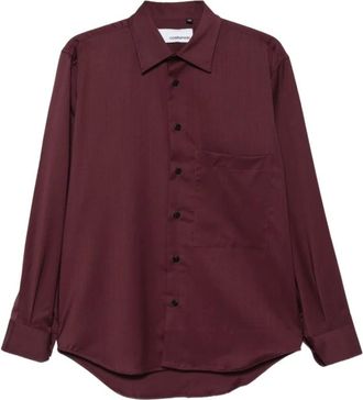Costumein Camicia in Cotone - - Shirts - Uomo - Rosso - S