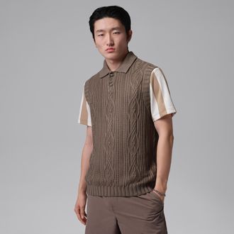 Nike Jordan Mens Jordan Sport Golf Sweater Vest in Grey | HQ8686-040