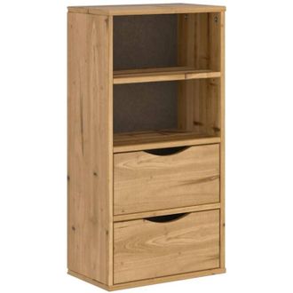 vidaXL Side Cabinet with Drawers odda 40x24x79 cm Solid Wood Pine Vidaxl