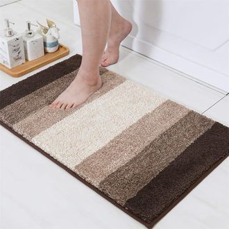OEM Alfombra C&oacute;moda Y Duradera De Color Curry De 5080 Cm, Gruesa, Antideslizante Y Absorbente, Ideal Para El Ba&ntilde;o Y La Entrada