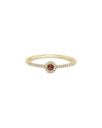Sabrina Designs 14K 0.05 Ct. Tw. Diamond Tourmaline Birthstone Ring