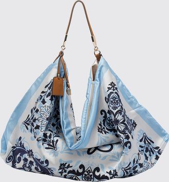 Liu Jo Borsa Foulard in raso stampa trompe-lail
