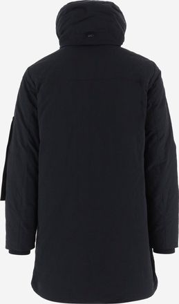 Outhere Hooded Cotton-Polyamide Blend Down Jacket - Black